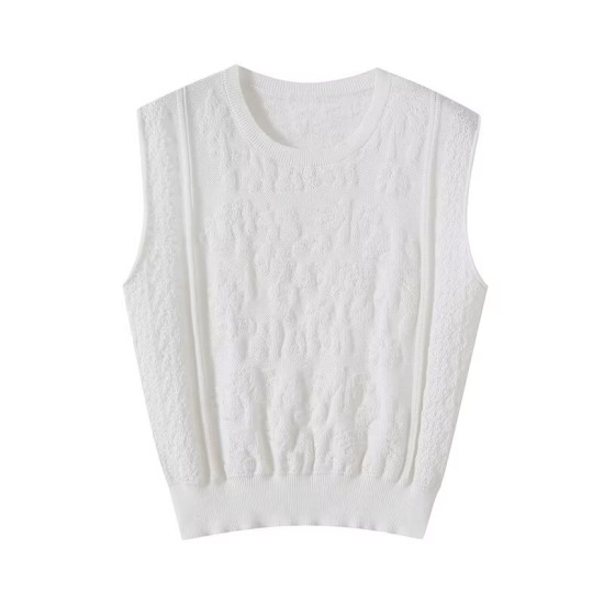 French lace sleeveless T-shirt French lace sleeveless T-shirt