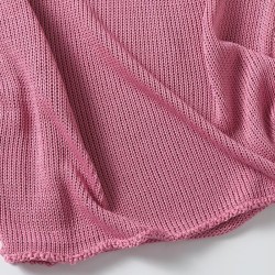 Knitted sleeveless T-shirt