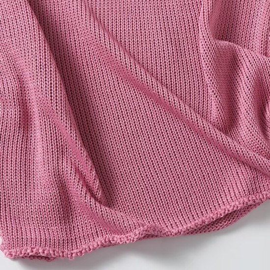 Knitted sleeveless T-shirt Knitted sleeveless T-shirt