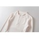 Retro slim-fit stand-up collar T-shirt Retro slim-fit stand-up collar T-shirt