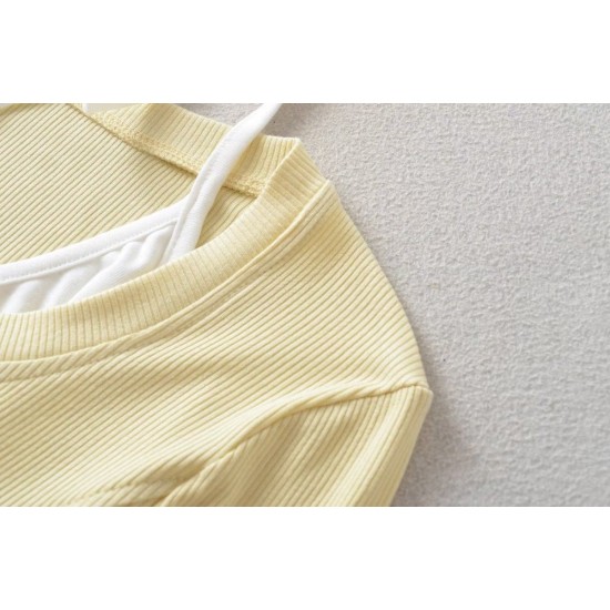 Halter Neck Hottie V Neck T-Shirt