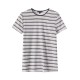 Versatile casual striped round neck short-sleeved T-shirt Versatile casual striped round neck short-sleeved T-shirt