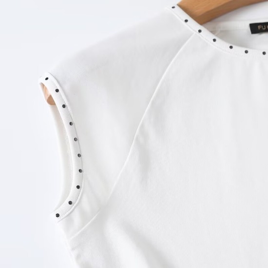 Round neck short sleeve T-shirt top Round neck short sleeve T-shirt top