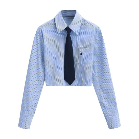 Cropped shirt top Cropped shirt top