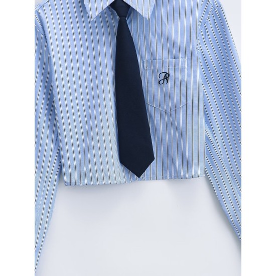 Cropped shirt top Cropped shirt top