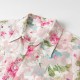Versatile chiffon print short-sleeved shirt Versatile chiffon print short-sleeved shirt