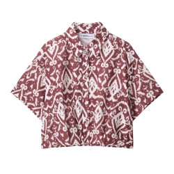 Fashion lapel printed shirt