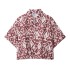 Fashion lapel printed shirt