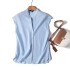 Mid-length denim shirt