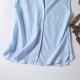 Mid-length denim shirt Mid-length denim shirt
