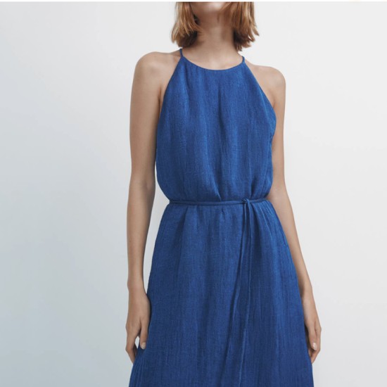 Comfortable Holiday Linen Maxi Dress Comfortable Holiday Linen Maxi Dress