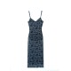 Slim waist mesh suspender dress Slim waist mesh suspender dress