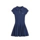 New style polo neck waist dress New style polo neck waist dress