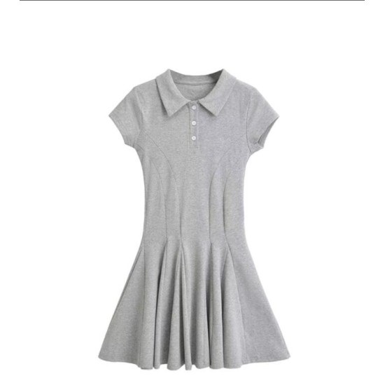 New style polo neck waist dress New style polo neck waist dress