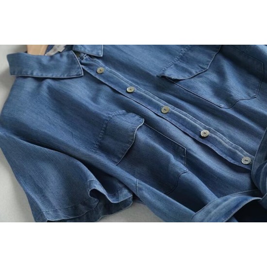 Tie waist denim dress Tie waist denim dress