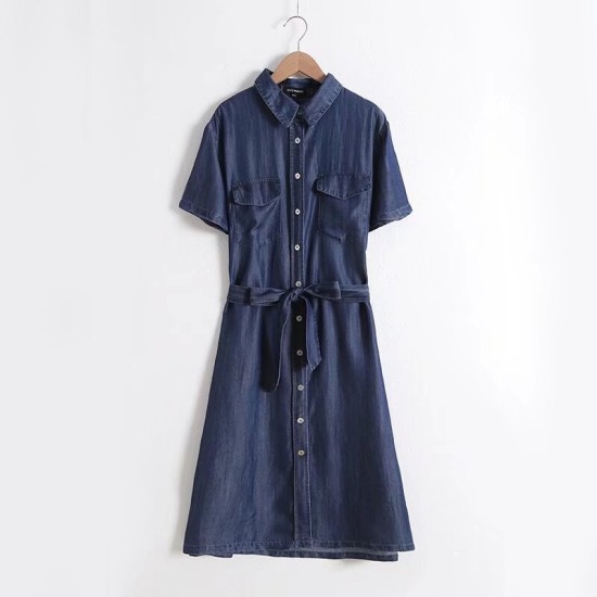 Tie waist denim dress Tie waist denim dress