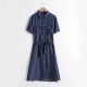 Tie waist denim dress Tie waist denim dress