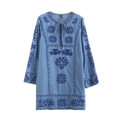 Fashion embroidered dress