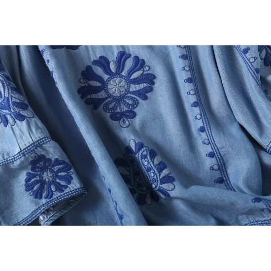 Fashion embroidered dress Fashion embroidered dress
