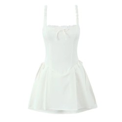 French retro suspender dress