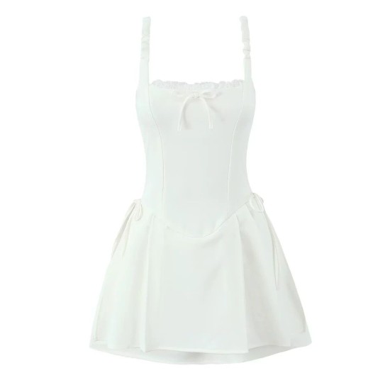 French retro suspender dress French retro suspender dress