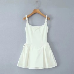 French retro suspender dress