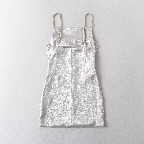 Sexy Metallic Glitter Sling Dress Sexy Metallic Glitter Sling Dress