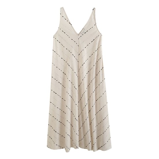 French V-neck sleeveless dress French V-neck sleeveless dress
