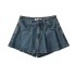 High waist denim shorts
