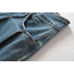 High waist denim shorts