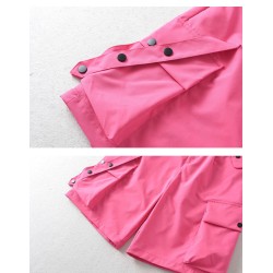 High Waist Cargo Pocket Shorts