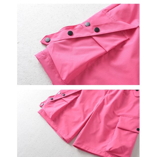High Waist Cargo Pocket Shorts High Waist Cargo Pocket Shorts