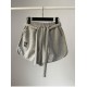 High waisted shorts with elastic drawstring High waisted shorts with elastic drawstring
