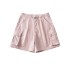 Drawstring wide-leg sports shorts