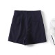 Metallic button commuter shorts Metallic button commuter shorts
