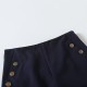 Metallic button commuter shorts Metallic button commuter shorts