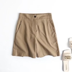 Loose straight shorts