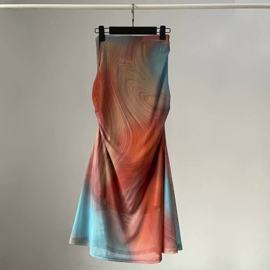 Fashionable fishtail hip-wrapped long skirt Fashionable fishtail hip-wrapped long skirt