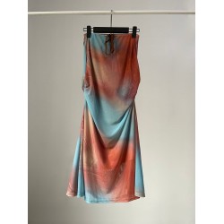 Fashionable fishtail hip-wrapped long skirt