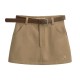 Retro high waist slim all-match skirt