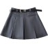 Suit pleated skirt