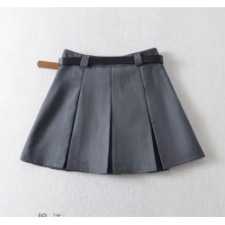 Suit pleated skirt