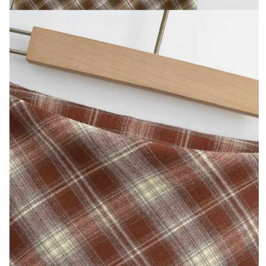 Vintage plaid fishtail skirt Vintage plaid fishtail skirt
