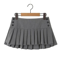 Pinstripe Mini Skirt