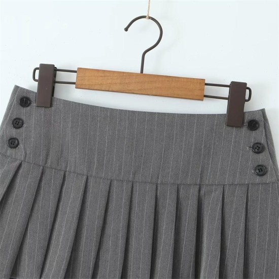 Pinstripe Mini Skirt Pinstripe Mini Skirt
