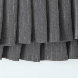 Pinstripe Mini Skirt