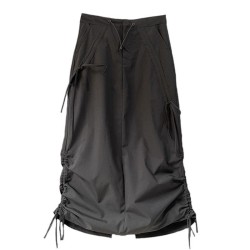 Japanese retro workwear skirt