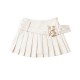 Heart button pleated skirt Heart button pleated skirt