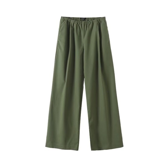 High waist elasticated casual pants High waist elasticated casual pants