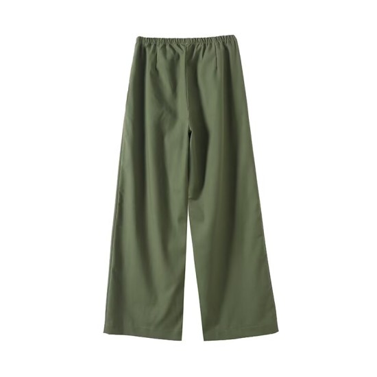 High waist elasticated casual pants High waist elasticated casual pants